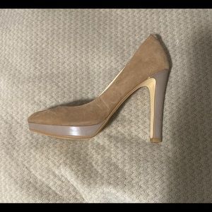 Michael Kors Beige Suede Heels